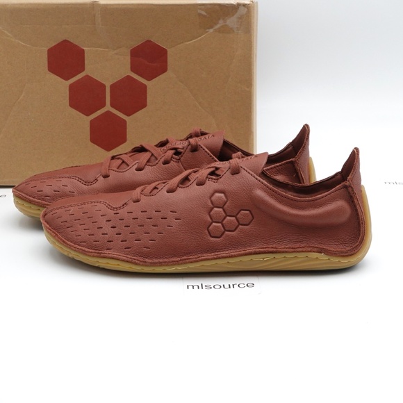 NEW Vivobarefoot Women's Sensus Leather Barefoot Shoes 209560-07 Bark - Picture 1 of 13